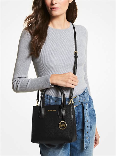 mercer md messenger michael kors|Mercer Medium Pebbled Leather Crossbody Bag .